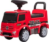 Eco Toys Mercedes Truck Loopauto - Rood - met licht, muziek en geluid