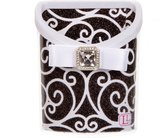 Kleine prullenbak - LockerLookz bin black/white scroll