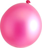 Ballon metallic 30cm-12 2,8g x100 roze