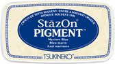 Tsukineko • StazOn pigment ink pad mariner blue - stempelkussen blauw inkt