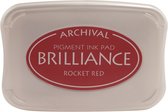Brilliance ink pad rocket red