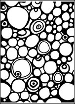 Carabelle embossing folder 10,8x14,6cm circles and dots