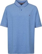 Tommy Hilfiger Plus Polo Oxford Bio Blauw - maat 3XL