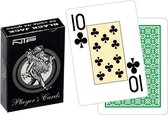 speelkaarten Black Jack 6,5 x 9 cm karton groen/wit