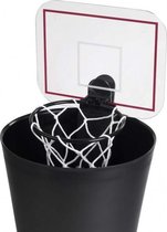 mini-basketbalring met geluid Shoot! 22 cm zwart/wit
