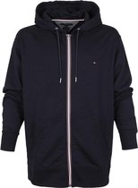 Tommy Hilfiger Big and Tall Zip Hoodie Donkerblauw - maat XXL