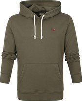 Levi's Graphic Hoodie Olijfgroen - maat L