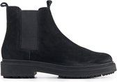 Stefano Lauran Chelsea boots Heren / Boots / Laarzen / Herenschoenen - Nubuck - S3029 - Zwart - Maat 46