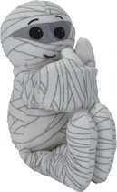 knuffel mummie junior 13 cm pluche grijs/wit