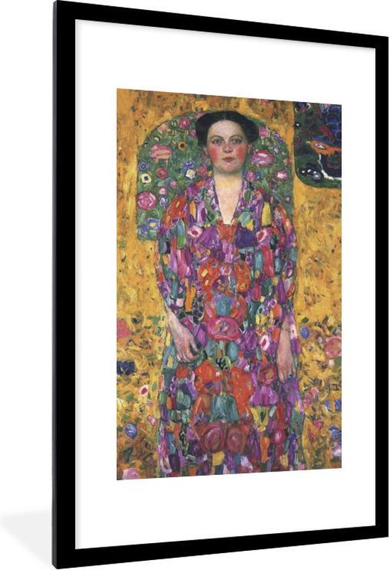 Fotolijst incl. Poster - Portrait of Eugenia Primavesi - Gustav Klimt - 80x120 cm - Posterlijst