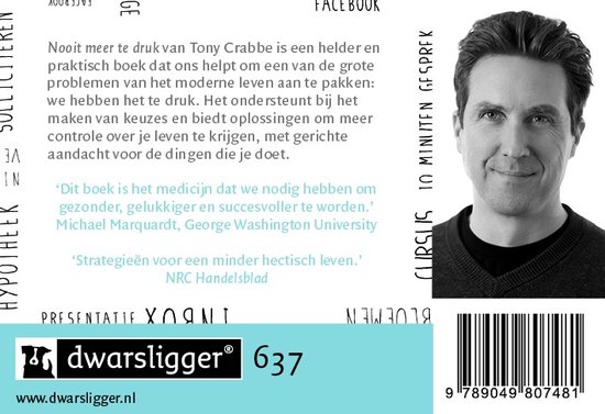 Nooit meer te druk