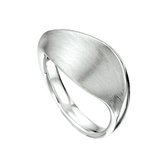 The Jewelry Collection Ring Poli/mat - Zilver
