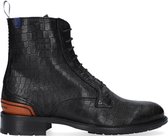 Floris Van Bommel 85644 Veterboots - Laarzen Met Veters - Dames - Zwart - Maat 37+