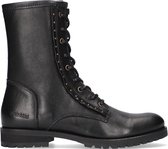 Giga G3801 Veterboots - Laarzen Met Veters - Meisjes - Zwart - Maat 38
