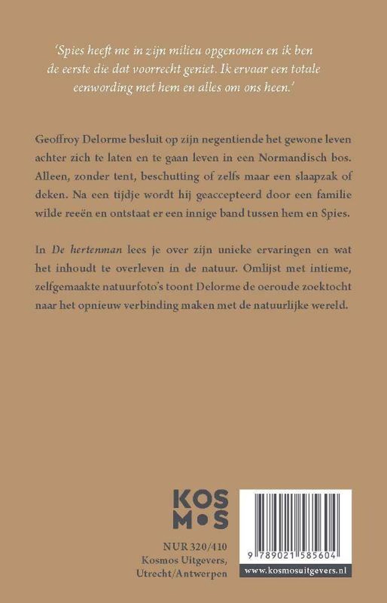 De hertenman - back cover