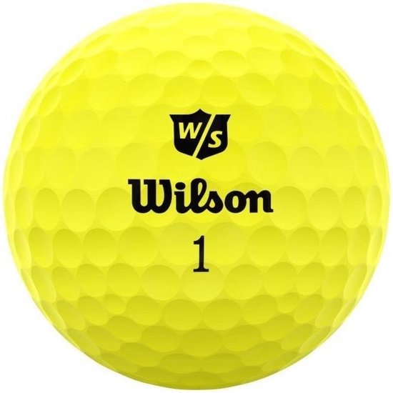 Wilson Staff DUO Soft+ Optix Golfballen - Mat Geel - 12 Stuks van Merkloos — afbeelding 2