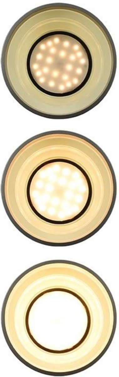 ProPlus Opvouwbare LED hanglamp - siliconen buitenlaag - warmwit licht - Ø 20 cm - wit van ProPlus — afbeelding 5