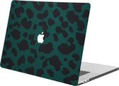 iMoshion Design Laptop Cover MacBook Pro 16 inch  (2019) - Green Leopard