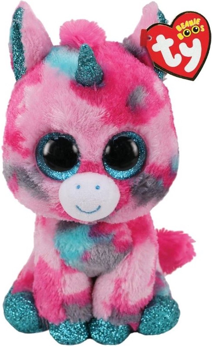 Ty Knuffel Beanie Boo's Gumball Unicorn & Opal Cat