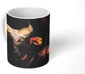 Mok - Een stier in het duister - 350 ML - Beker