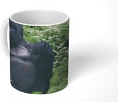 Mok - Een enorme Gorilla in een groen regenwoud - 350 ML - Beker