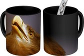 Magische Mok - Foto op Warmte Mok - Close-up van het hoofd van een Europese zeearend - 350 ML