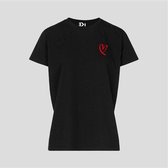 T-SHIRT OPEN RED HEART BLACK (XL)