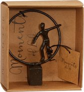 Decopatent® Beeld Sculptuur Balans - Balance - Sculptuur van Metaal - Design Sculpturen - Moments of Life - In Giftbox