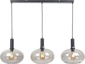 MANUELA Hanglamp E27 3x Rechthoekig Lichtgrijs