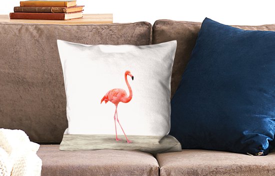 Housse de coussin 60x60cm FLAMINGO Or