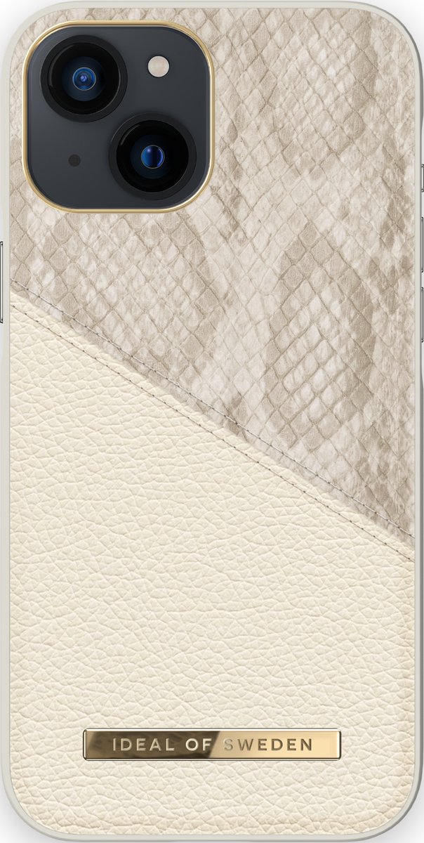 iDeal of Sweden Fashion Case Atelier iPhone 13 Mini Pearl Python