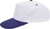 Niltons Pet Promo 5-panel 58 Cm Katoen Wit/navy