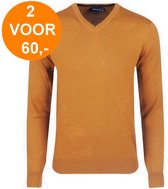 New Republic – Heren Trui met V-Hals – Mosterd