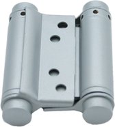 Mauer bommerscharnier - 75mm - deurdikte 18-25mm - dubbelwerkend - grijs gelakt