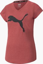 Puma Heather Cat Sportshirt Blauw/Roze Dames - Maat M