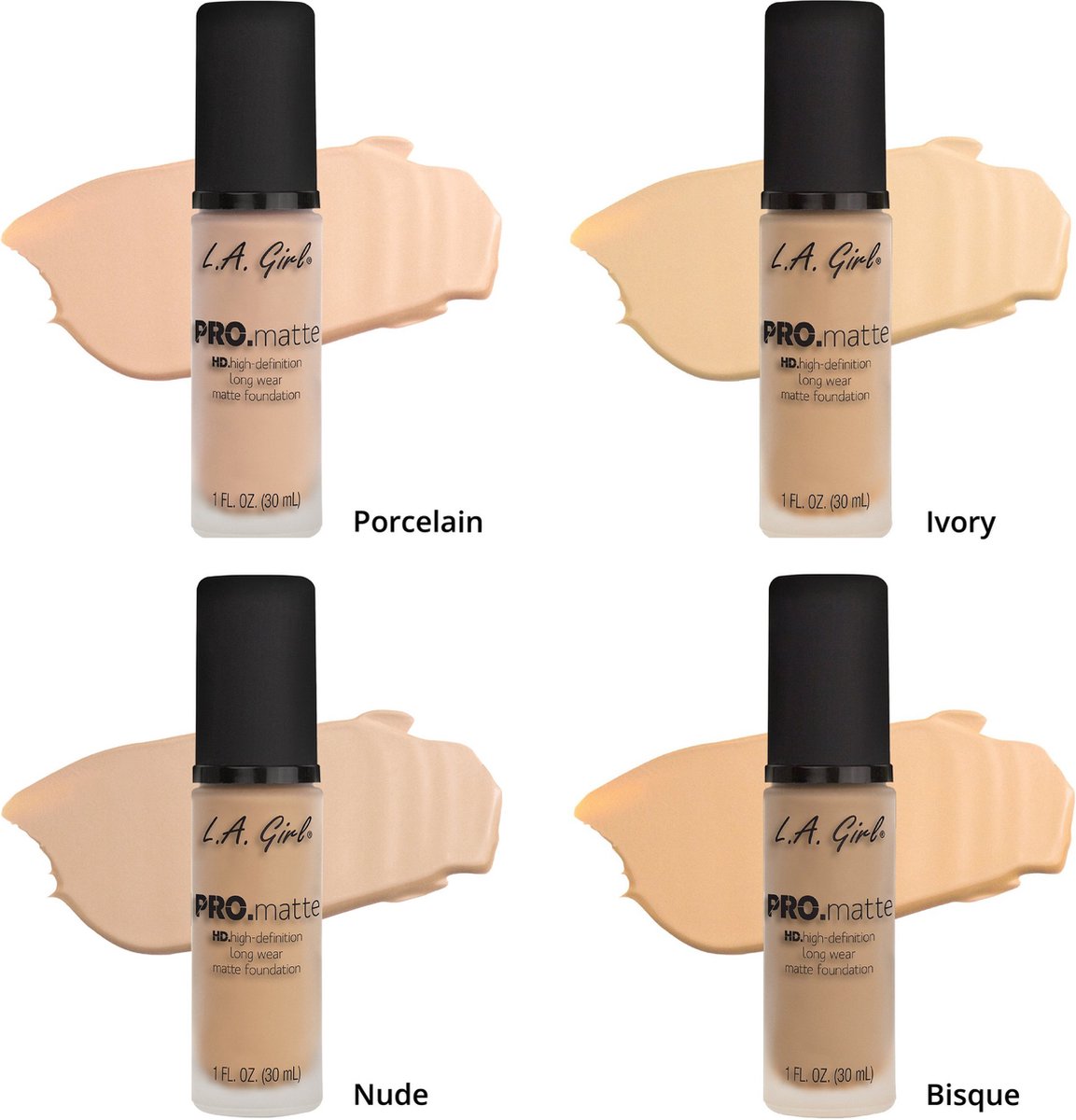 LA Girl - PRO Matte Foundation - Porcelain - Porcelain