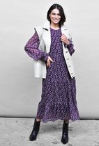 Harper & Yve Jurk Joan Dr Long Fw21p905 500 Purple Dames Maat - S