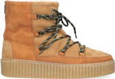 Another Label Helle Boot Veterboots - Laarzen Met Veters - Dames - Bruin - Maat 41