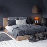 Relaxdays nachtlampje volwassenen touch - tafellamp slaapkamer - E14 - schemerlamp zilver