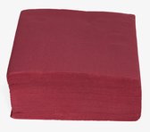80x pièces serviettes de qualité luxe bordeaux rouge 38 x 38 cm - Articles de fête à Thema décoration de table serviettes jetables