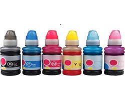 ABC huismerk navulflesje inkt geschikt voor Epson 113 magenta geschikt voor EcoTank ET5150 ET5160 ET5170 ET5850 ET5880 ET16150 ET16600 ET16650 M16600 L15150