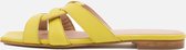KUNOKA Sylvie yellow - Sandalen Dames - maat 38 - Geel