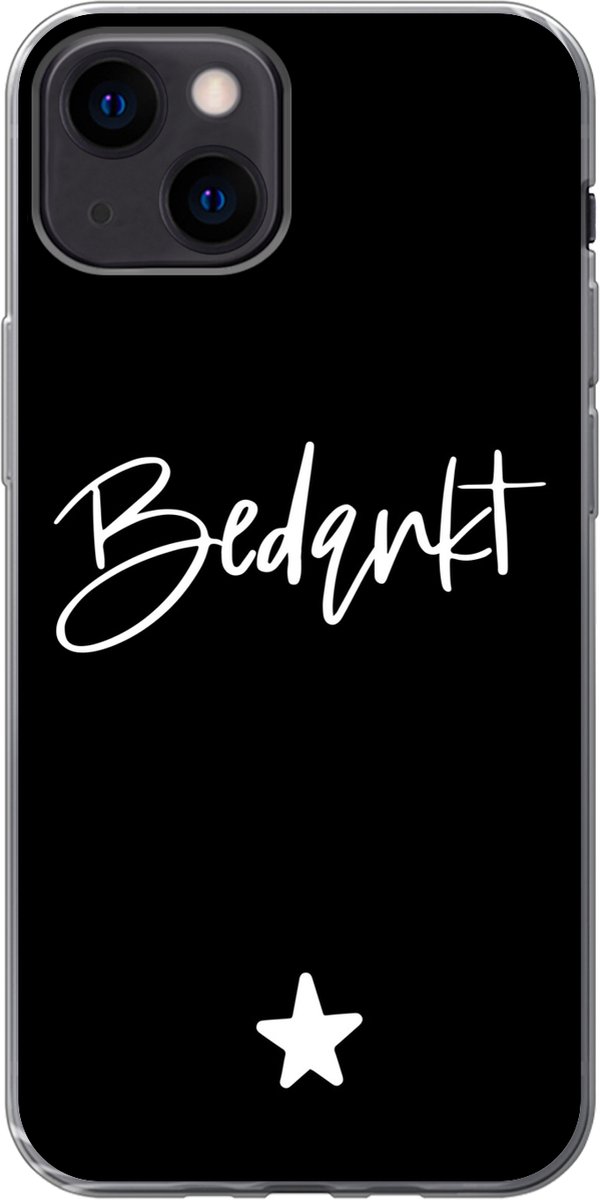 Telefoonhoesje Geschikt voor iPhone 13 mini hoesje - Quotes - Bedankt - Spreuken - Collega - Siliconen Telefoonhoesje Telefoonhoesje