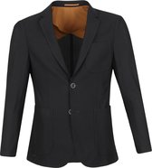 Suitable - Travel Blazer Zwart - Maat 50 - Slim-fit