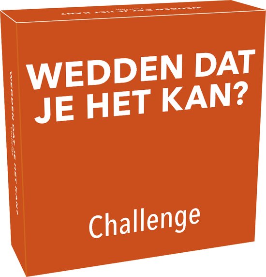 Afbeelding van het spel Gift Game : Wedden dat je het kan Challenge (NL)