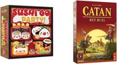 Spellenbundel - Kaartspel - 2 stuks - Sushi Go Party & Catan: Het Duel Kaartspel