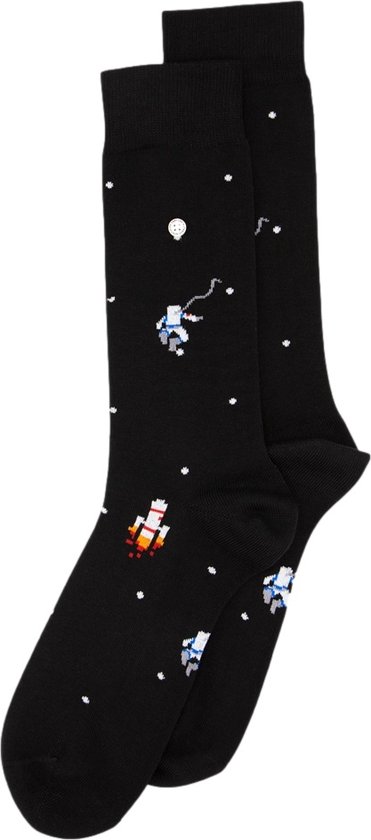 Alfredo Gonzales sokken astronauts in space zwart - 46-48