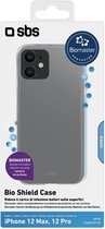 Apple iPhone 12 Hoesje - SBS - Bio Shield Serie - Eco Friendly Backcover - Transparant - Hoesje Geschikt Voor Apple iPhone 12