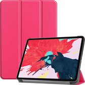 Apple iPad Pro 11 (2018) Hoes - Mobigear - Tri-Fold Serie - Kunstlederen Bookcase - Magenta - Hoes Geschikt Voor Apple iPad Pro 11 (2018)