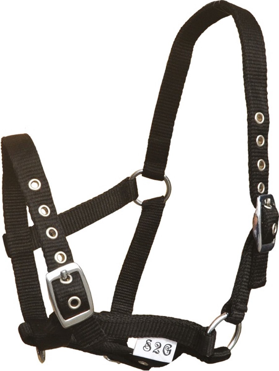 S2g Halster Standard Veulen Verstelbaar Nylon Zwart